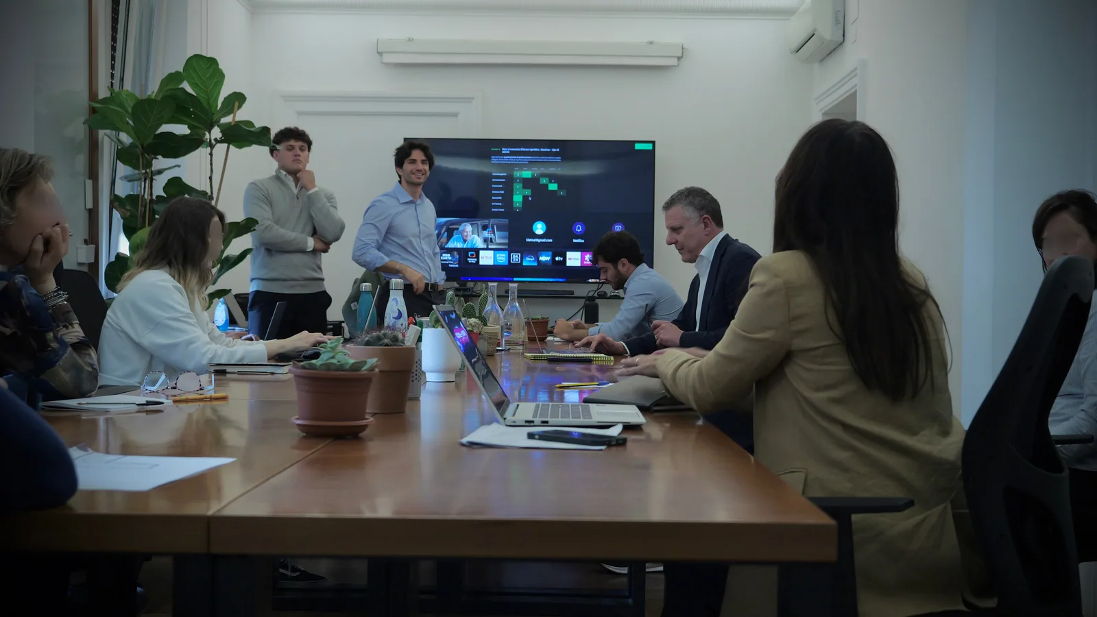 The AI training days at the ADR Center offices in Rome