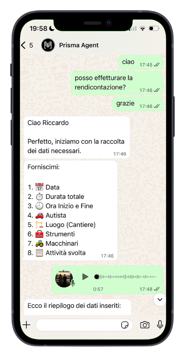 Prisma WhatsApp chat 1