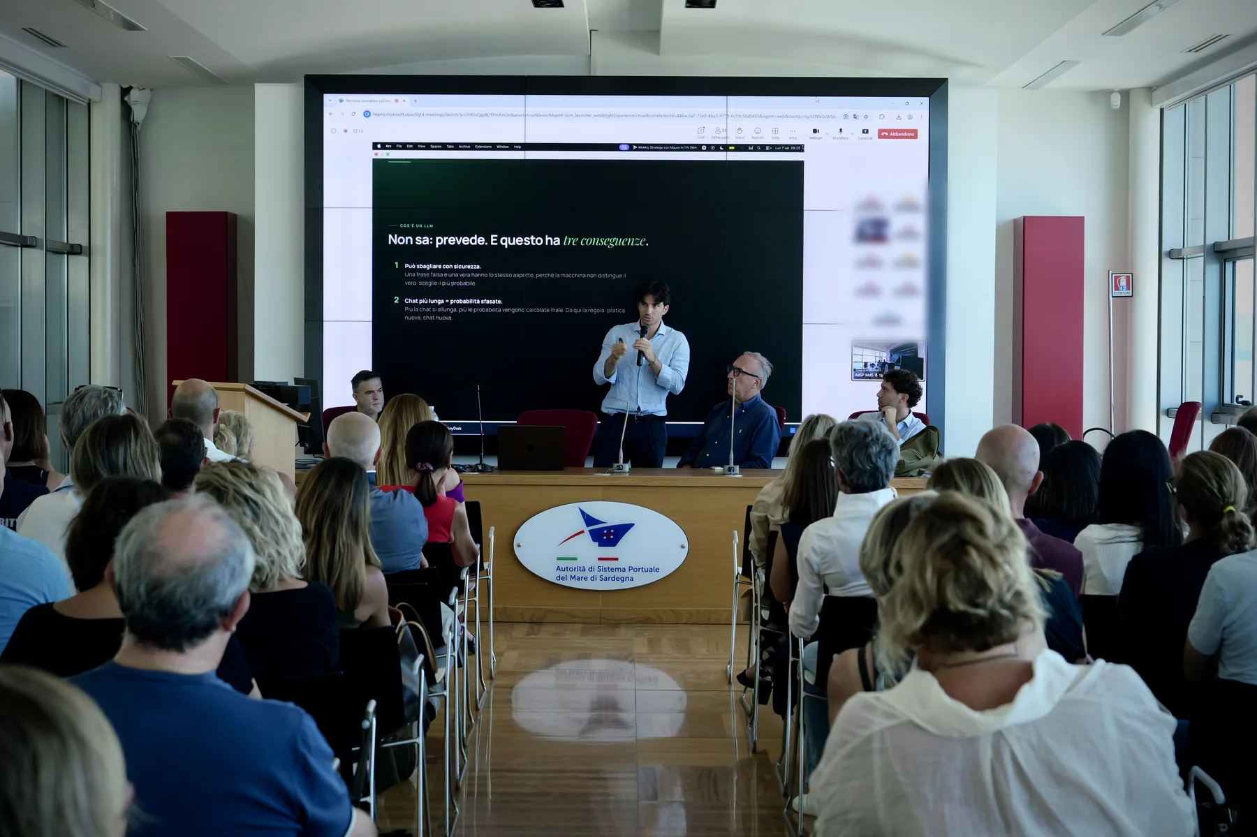 La plenaria del 7 settembre 2026 all'Autorita' di Sistema Portuale del Mare di Sardegna, a Cagliari